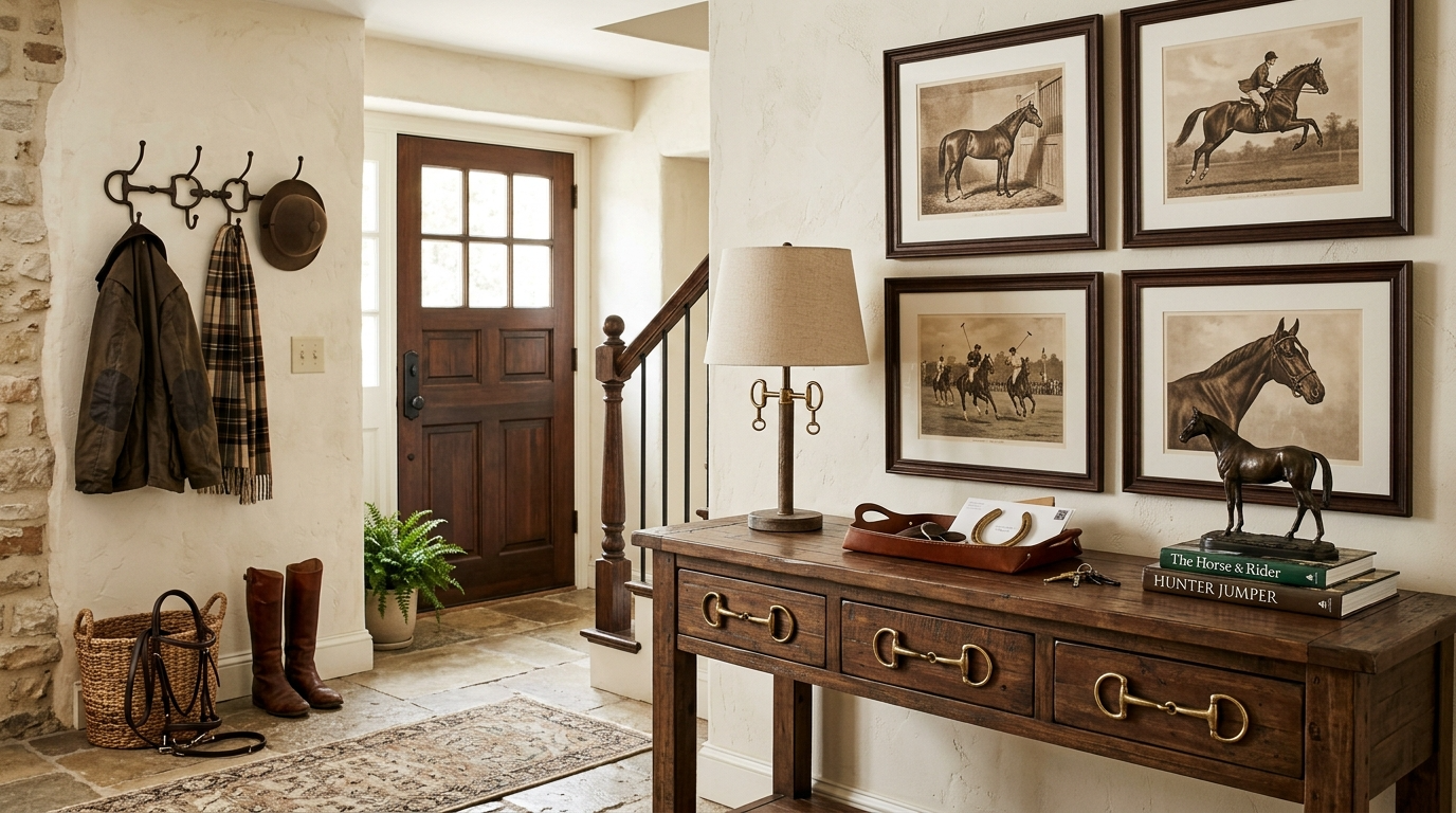 Choose dark or warm wood tones for grounded elegance